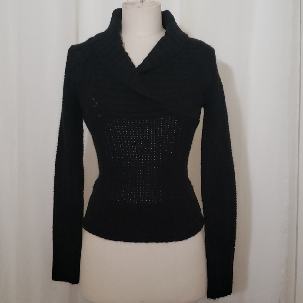 Sweater Project Black Sweater, Small